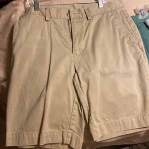 Khaki polo shorts size 30 waist
